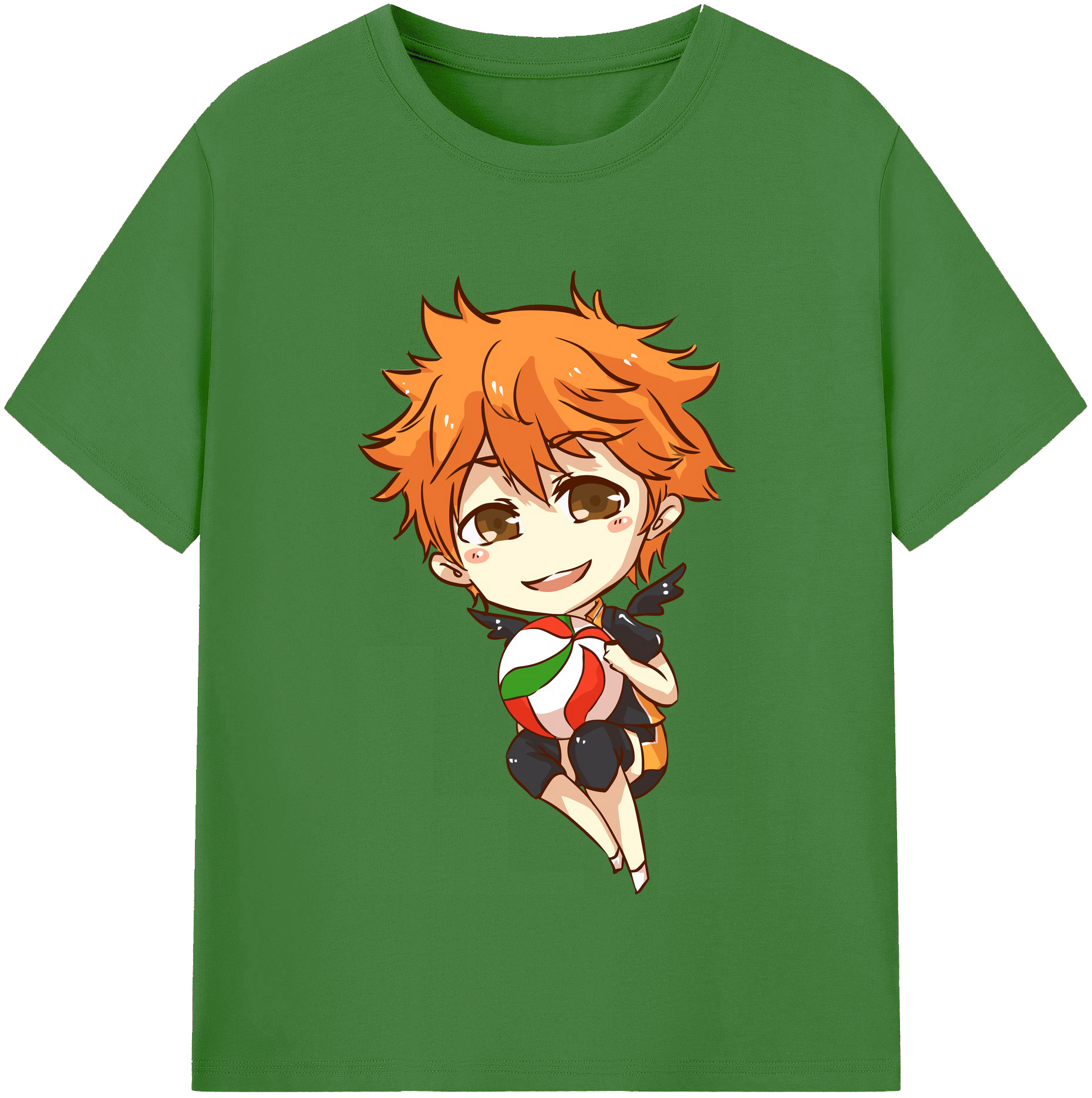 （画像用） ハイキュー!! Haikyu!! レディースカジュアルプリントTシャツ（綿100％）